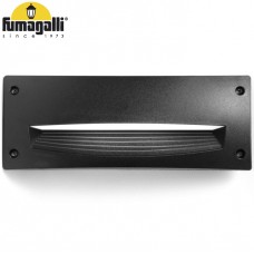 Φωτιστικό Χωνευτό Ορθογώνιο με ντουί Ε27 Ρητίνης Μαύρο IP66 Fumagalli Leti 300 VP